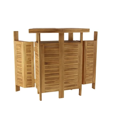 Patio Bar Table Teak - Olivia & May 1 Patio Bar Table Teak - Olivia & May