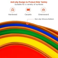 Costway 5pcs Kids Balance Stepping Stones Indoor & Outdoor Coordination & Balance Toy 17 Costway 5pcs Kids Balance Stepping Stones Indoor & Outdoor Coordination & Balance Toy -Outdoor Garden GUEST de68fe23 f9e3 4112 b67c b215c3fa8b1f