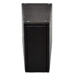 4pc Wicker Half-Moon Patio Set With Cushions - Brown/Beige - GODEER -Outdoor Garden GUEST dee27054 b9f5 49b8 9ebe 426bffce97d3