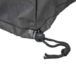 Gold 2-Layer Polyester Fabric Outdoor Dining Set Round Cover Charcoal Gray By Shield