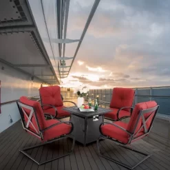 5pc Outdoor Set With Spring Motion Chairs & 28" Fire Table - Captiva Designs 23 5pc Outdoor Set With Spring Motion Chairs & 28" Fire Table - Captiva Designs -Outdoor Garden GUEST e11d2de0 98bf 4742 8379 589d85d3a999