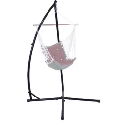 Sunnydaze Decor Sunnydaze Durable Indoor/Outdoor Metal X-Stand Only For Hanging Hammock Chair - 250 Lb Weight Capacity -Outdoor Garden GUEST e175e9e1 ddbf 4b01 9973 4c26f0b867f5