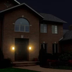 LED Solar Half Moon Wall Light - Techko Maid -Outdoor Garden GUEST e29ccd67 8908 438d aeea f3b2c3d94ae5