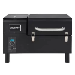 Costway Electric Wood Pellet Grill And Smoker Tabletop W/ Temperature Probe -Outdoor Garden GUEST e419356d f3e1 4098 869c d2aa9ec94969