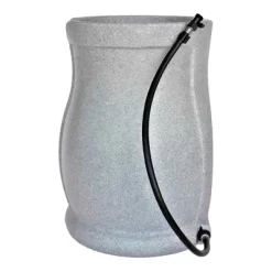 FCMP Outdoor Catalina 45 Gallon Water Rain Catcher Barrel With Flat Back For Watering Outdoor Plants, Gardens, And Landscapes, Light Granite (2 Pack) 7 FCMP Outdoor Catalina 45 Gallon Water Rain Catcher Barrel With Flat Back For Watering Outdoor Plants, Gardens, And Landscapes, Light Granite (2 Pack) -Outdoor Garden GUEST e6795336 a727 41a4 ae31 0a8badfb22e2