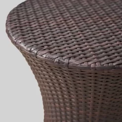 Sagan 3pc Wicker Patio Chat Set - Brown/Beige - Christopher Knight Home -Outdoor Garden GUEST e6d0cc7c f0a7 4e40 8cf7 99aef1005c77