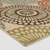 5' X 8' Seastar Medallion Outdoor Rug Beige/Blue - Christopher Knight Home