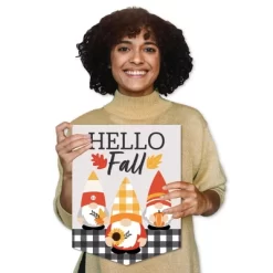 Big Dot Of Happiness Fall Gnomes - Outdoor Home Decorations - Double-Sided Autumn Harvest Party Garden Flag - 12 X 15.25 Inches -Outdoor Garden GUEST e8b27af4 2f87 4b66 8082 a9b68f96635d