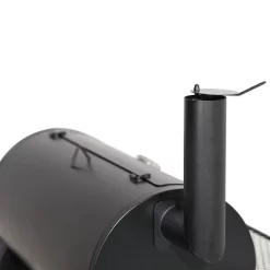 Captiva Designs E02GR006 Offset Charcoal Smoker - Black -Outdoor Garden GUEST e9106962 ffad 42b1 a186 418f52d5dedd