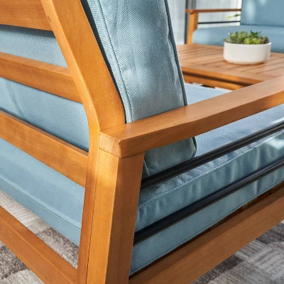 Gloucester 4pc Patio Sofa Set - Vifah 5 Gloucester 4pc Patio Sofa Set - Vifah - Image 5