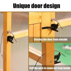 Aoodor 80.7” (L) X 93.3”(W) X 97.6”(H) Outdoor Walk-in Greenhouse With Roof Vent And Fir Frame For Backyard Garden 9 Aoodor 80.7” (L) X 93.3”(W) X 97.6”(H) Outdoor Walk-in Greenhouse With Roof Vent And Fir Frame For Backyard Garden -Outdoor Garden GUEST ea81550d 846e 4b96 afaf 56b4c30b52f4