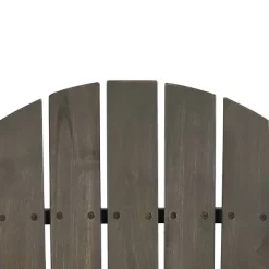 2pk Bellwood Outdoor Acacia Wood Folding Adirondack Chairs Gray - Christopher Knight Home