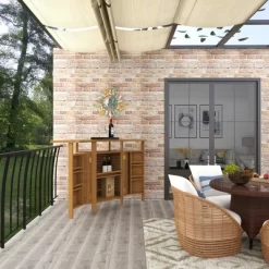 Patio Bar Table Teak - Olivia & May 31 Patio Bar Table Teak - Olivia & May -Outdoor Garden GUEST ebfaaec2 be5a 4588 9d0f ff9393ac38ce