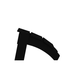 Flash Furniture Sawyer Modern All-Weather Poly Resin Wood Adirondack Ottoman Foot Rest -Outdoor Garden GUEST f116cb19 cd8f 4685 8010 edf0ba349554