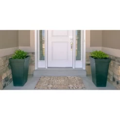 Selkirk Washable Outdoor Rug Navy/Sand - Linon