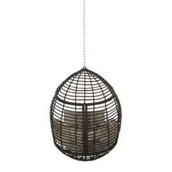 Morris Indoor/Outdoor Wicker Hanging Chair With 8' Chain - Christopher Knight Home -Outdoor Garden GUEST f23f09bd fa96 40d4 ab3d d370abc1c4a5