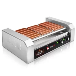 Olde Midway Electric Hot Dog Roller Grill Cooker, Commercial Grade Machine -Outdoor Garden GUEST f35acdc2 143a 4b67 9d02 8830152b93c0