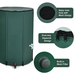 Costway 100 Gallon Portable Rain Barrel Water Collector Collapsible Tank W/Spigot Filter -Outdoor Garden GUEST f421e1d8 97b7 41d1 ae87 f530dea991a1