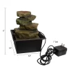 Nature Spring LED Tabletop Rock Water Fountain