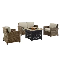 4pc Bradenton Outdoor Steel Fire Pit Set - Crosley -Outdoor Garden GUEST f7124644 bd66 4338 b9de cc55eb7eaf23
