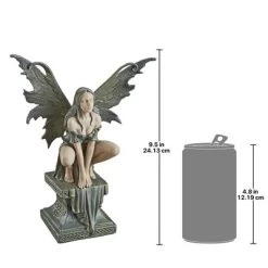 Design Toscano Celtic Inspired Fairy's Perilous Perch Garden Statue: Medium -Outdoor Garden GUEST f797408e 3ac0 4793 a07b 53aa895db9b1