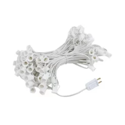 Novelty Lights 100 Feet G30 Globe Outdoor Patio String Lights, White Wire -Outdoor Garden GUEST f8ccc352 d24d 432e a071 9f51ff263b8a