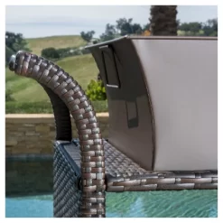 Ravenna Wicker Patio Bar Cart With Ice Bin - Brown - Christopher Knight Home -Outdoor Garden GUEST f8d6589d c97e 48d0 84b4 f89674bbb7fe