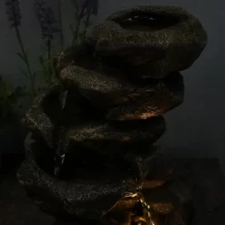 Sunnydaze Decor Sunnydaze Indoor Office Entryway Tabletop Serene Rocky Falls Water Fountain Feature With LED Light - 10" 17 Sunnydaze Decor Sunnydaze Indoor Office Entryway Tabletop Serene Rocky Falls Water Fountain Feature With LED Light - 10" -Outdoor Garden GUEST fb454743 dba2 4f0a a55d 39fc4ff88c0b