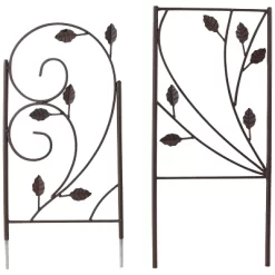 Sunnydaze Decor Sunnydaze Metal Wire Rustic Plant Design Garden Trellis For Outdoor Climbing Flowers And Vines - 32" H - Brown - 2-Pack 9 Sunnydaze Decor Sunnydaze Metal Wire Rustic Plant Design Garden Trellis For Outdoor Climbing Flowers And Vines - 32" H - Brown - 2-Pack -Outdoor Garden GUEST fdf25631 599a 4488 99d1 d81018d4d6ee