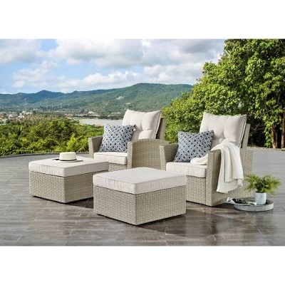 All-Weather Wicker Canaan Outdoor Ottoman Brown - Alaterre Furniture 6 All-Weather Wicker Canaan Outdoor Ottoman Brown - Alaterre Furniture - Image 6