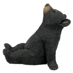 Design Toscano Catching Rays Bear Cub Statue - Black -Outdoor Garden GUEST fed39cec 2688 4445 b289 b1088fed1fa2