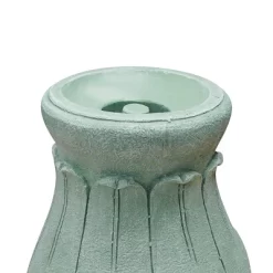 12"H Polyresin Gazing Ball Stand - Peat Moss - Alpine Corporation 6 12"H Polyresin Gazing Ball Stand - Peat Moss - Alpine Corporation -Outdoor Garden GUEST ff7b071f 832c 4c16 aa93 b0ecee037272